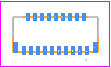 FH35C-19S-0.3SHW(50) - Hirose PCB footprint - Other - Other - FH35C-19S-0.3SHW(50)-2
