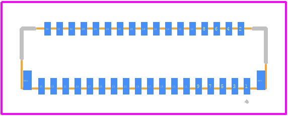 FH35C-35S-0.3SHW(50) - Hirose PCB footprint - Other - Other - FH35C-35S-0.3SHW(50)-3