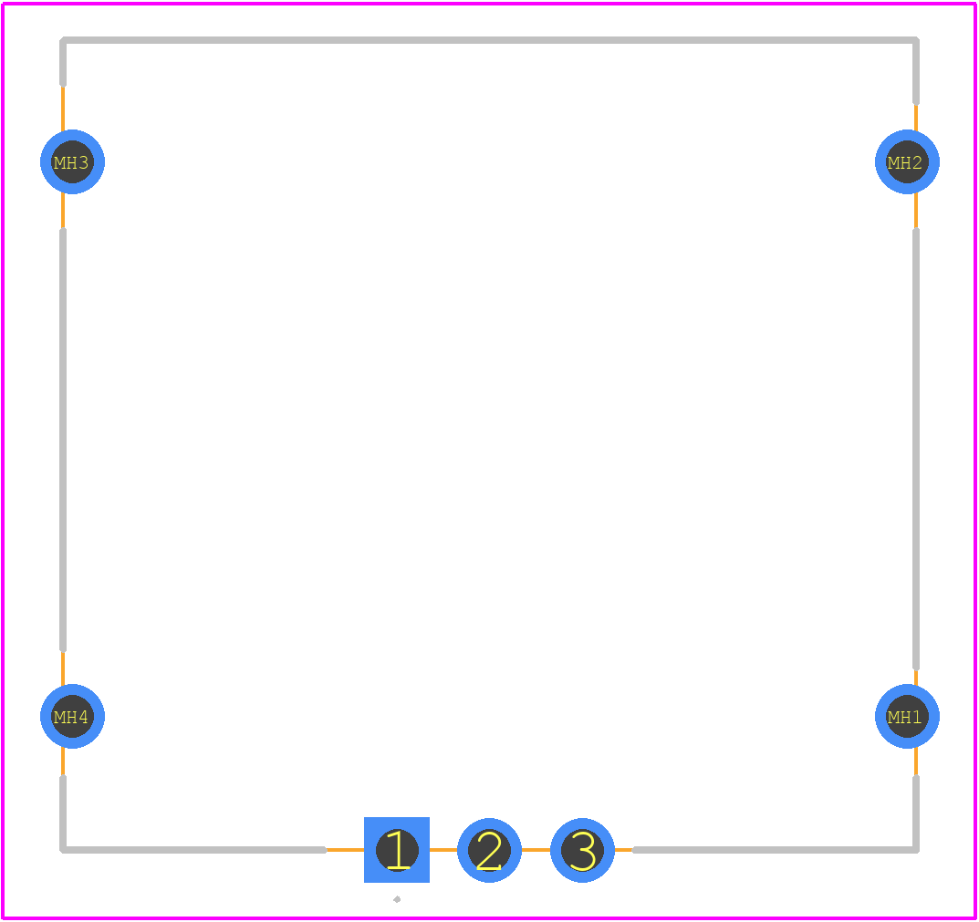 PCW1J-J20-BAB102L - Bourns PCB footprint - Other - Other - PCW1J-J20-BAB102L
