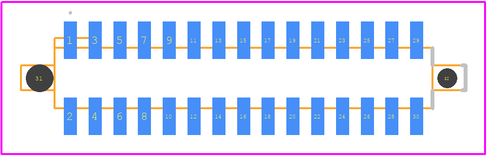 M50-4301545 - Harwin PCB footprint - Other - Other - M50-4301545-2