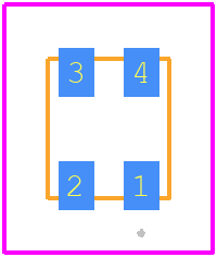 SFH 4258-Z - ams OSRAM PCB footprint - Other - Other - 2.8*3.2*3.8mm