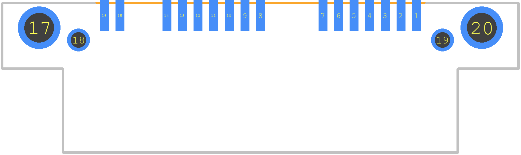 1-1735583-1 - TE Connectivity PCB footprint - Other - Other - 1-1735583-1
