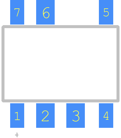 TOP242GN - Power Integrations PCB footprint - Other - Other - G Package(SMD-8B)