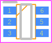 FP6601Q - Fitipower PCB footprint - Small Outline Packages - Small Outline Packages - SOT-23-6