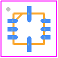SC560HULTRT - SEMTECH PCB footprint - Quad Flat No-Lead - Quad Flat No-Lead - MLPQ-UT8