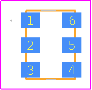 511BBA200M000AAG - Silicon Labs PCB footprint - Other - Other - 5 x 7 mm_LVDS