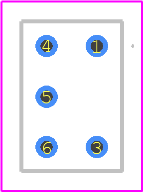 GW12LCP - NKK Switches PCB footprint - Other - Other - GW12LCP-2