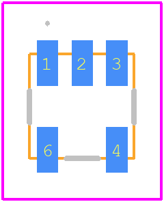 TC1-1TX+ - Mini-Circuits PCB footprint - Other - Other - TC1-1TX+-5