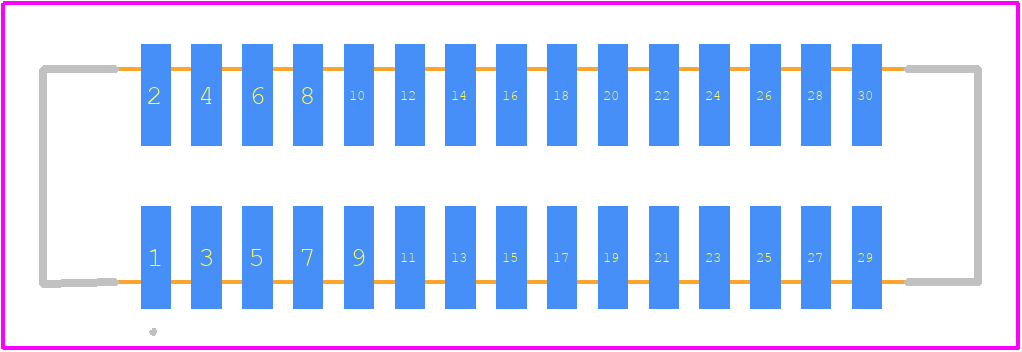 45230-220230 - 3M PCB footprint - Other - Other - 45230-220230-1
