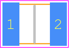 C1812X223K1RAC7800 - Yageo Group PCB footprint - Capacitor Chip Non-polarised - Capacitor Chip Non-polarised - C1812 (1.1T)