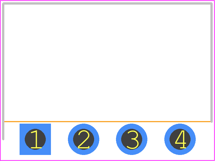 IPBT-104-H1-T-S-RA - SAMTEC PCB footprint - Header, Shrouded - Right Angle PTH Box - Header, Shrouded - Right Angle PTH Box - IPBT-104-H1-T-S-RA