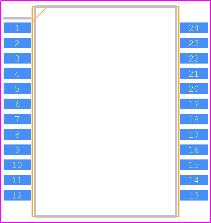 HX6062NL - Yageo Group PCB footprint - Small Outline Packages - Small Outline Packages - PS-2228.001-B