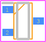 BSR606NH6327XTSA1 - Infineon PCB footprint - SO Transistor Flat Lead - SO Transistor Flat Lead - PG-SC59