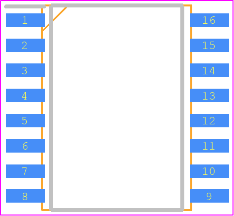 FOD8318 - onsemi PCB footprint - Small Outline Packages - Small Outline Packages - FOD8316