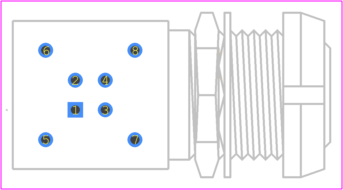 EXG.1B.304.HLN - LEMO PCB footprint - Other - Other - EXG.1B.304.HLN-4