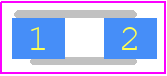 CDBF0245-HF - Comchip Technology PCB footprint - Diodes Moulded - Diodes Moulded - 1005/SOD-323F_2020