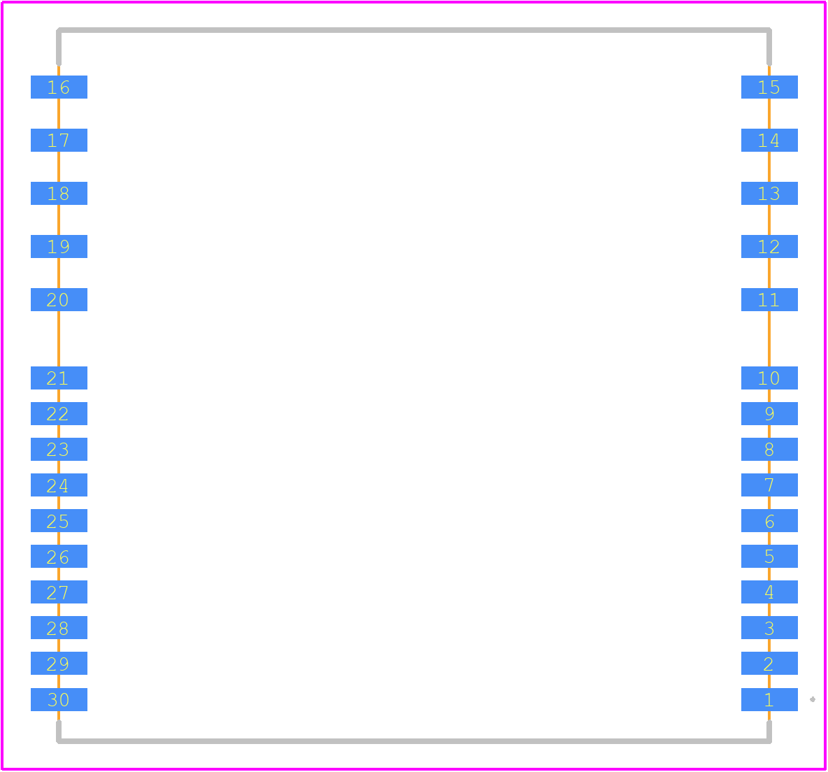 GPS-310FS - RF SOLUTIONS PCB footprint - Other - Other - 25.4 x 25.4 x 3.4 mm