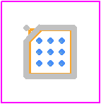 STC3117IJT - STMicroelectronics PCB footprint - BGA - BGA - 1.49 x 1.594 x 0.4 mm (N5)