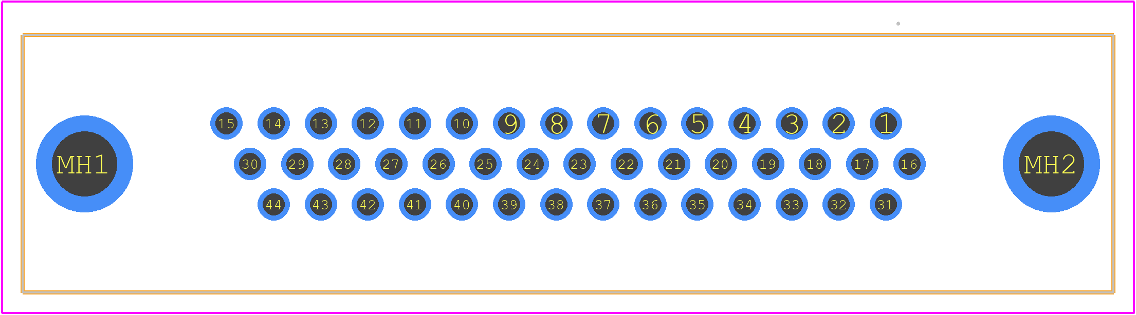 09563515500 - HARTING PCB footprint - Other - Other - 09563515500-2