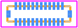 DF37B-24DP-0.4V(53) - Hirose PCB footprint - Other - Other - DF37B-24DP-0.4V(53)