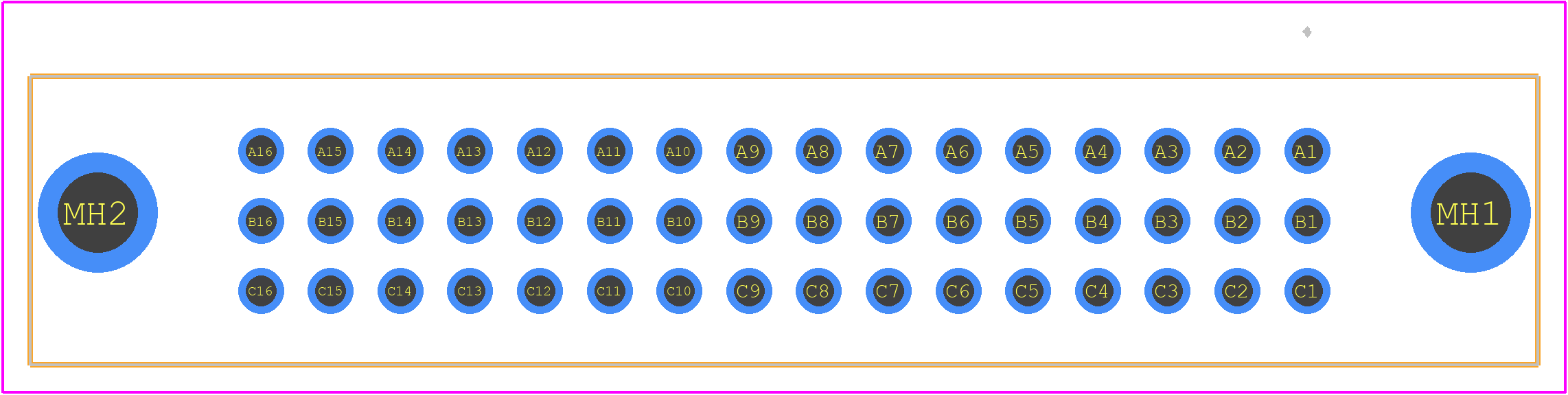09232486825222 - HARTING PCB footprint - Other - Other - 09232486825222-2