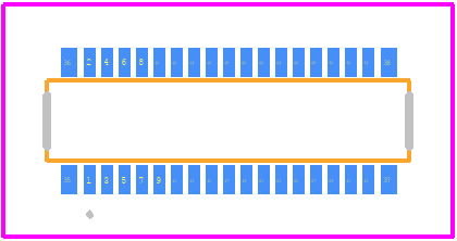 DF40C-34DP-0.4V(58) - Hirose PCB footprint - Other - Other - DF40C-34DP-0.4V(58)-1