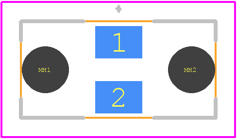 1275.0002 - MENTOR PCB footprint - Other - Other - 1275.0002-4