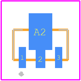 AP7365-18YG-13 - Diodes Incorporated PCB footprint - Other - Other - AP7365-18YG-13-2