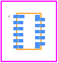 MP28164GD-Z - Monolithic Power Systems (MPS) PCB footprint - Other - Other - QFN-11 (2mmx3mm)-2021