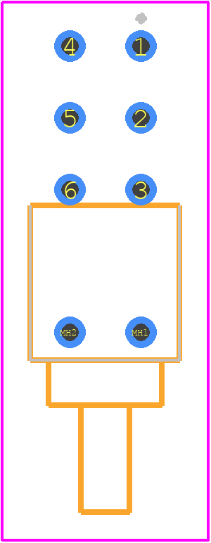 G23AV - NKK Switches PCB footprint - Other - Other - G23AV-1