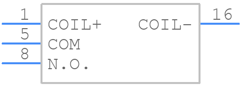 DSP1a-DC5V - Panasonic - PCB symbol