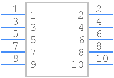 MECF-05-01-L-DV-NP - SAMTEC - PCB symbol