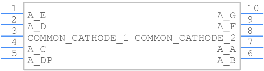 LDS-C516RI - Lumex - PCB symbol