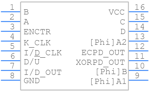 CD74ACT297M96 - Texas Instruments - PCB symbol