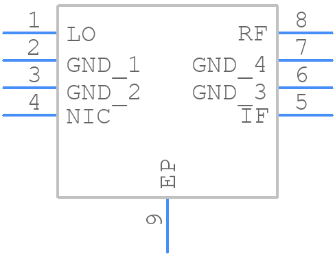 HMC220BMS8GE - Analog Devices - PCB symbol