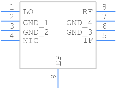 HMC220BMS8GETR - Analog Devices - PCB symbol