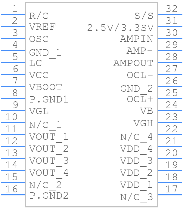 BIC221C - Bellnix - PCB symbol