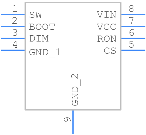 LM3402HVMRX/NOPB - Texas Instruments - PCB symbol