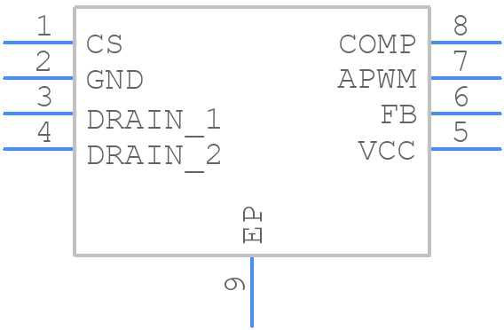 AL1673-20CSP-13 - Diodes Incorporated - PCB symbol
