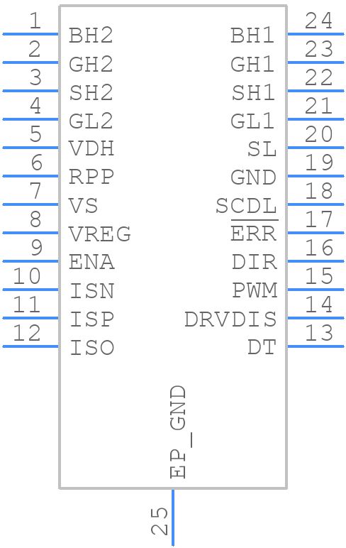 TLE7181EMXUMA1 - Infineon - PCB symbol