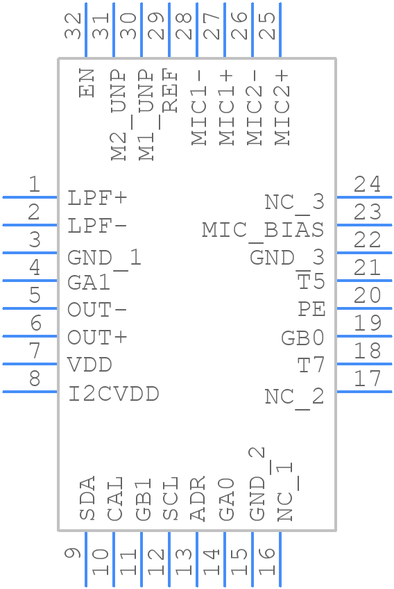 LMV1089VYX/NOPB - Texas Instruments - PCB symbol