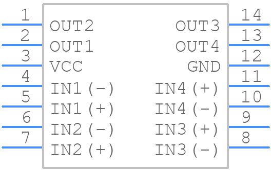 LM339AN - onsemi - PCB symbol
