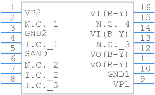TDA4665 - NXP - PCB symbol