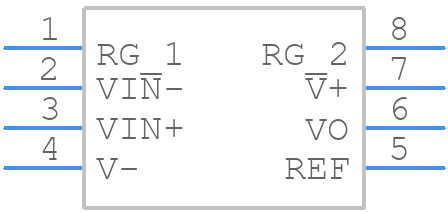 INA121UA/2K5E4 - Texas Instruments - PCB symbol