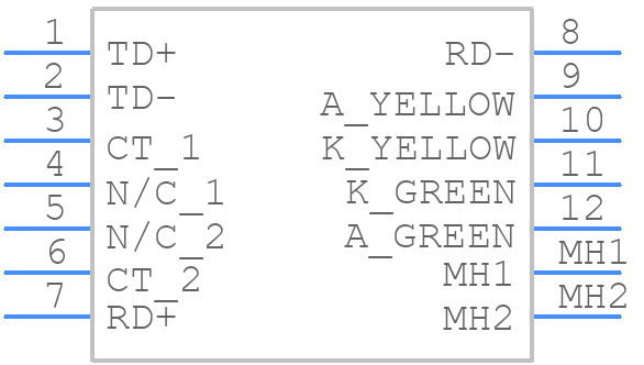 J1006F01PNL - Yageo Group - PCB symbol