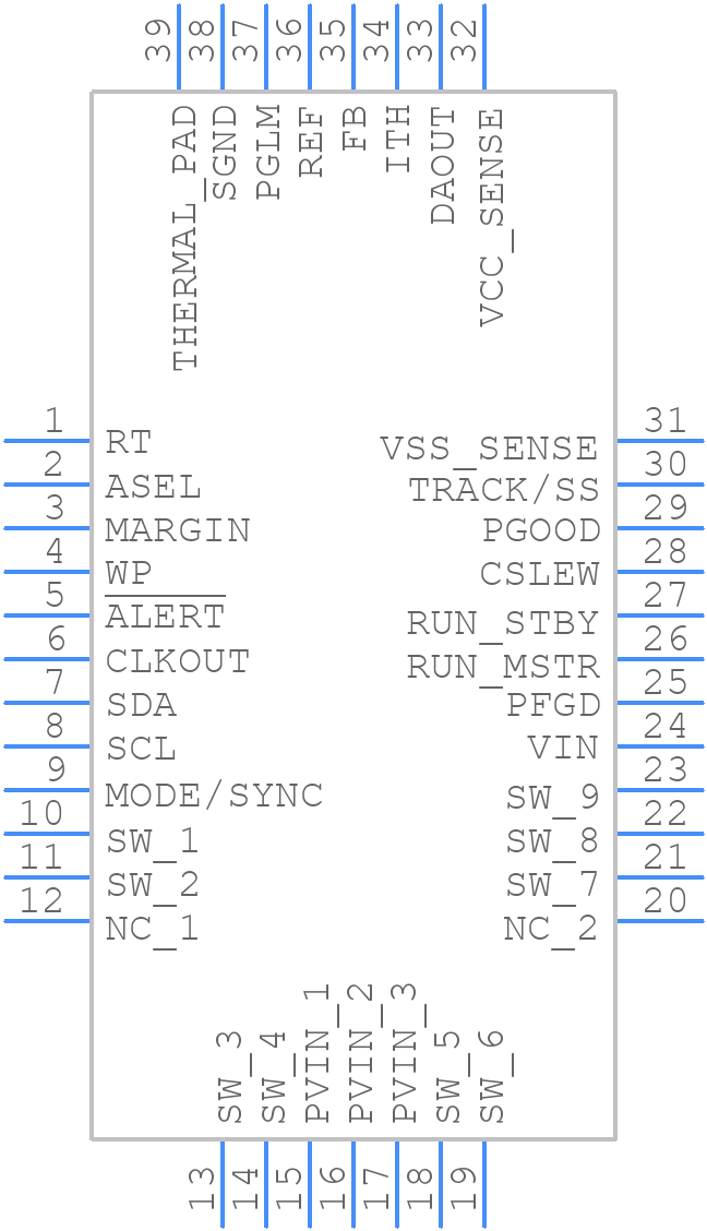 LTC3815IUFE#PBF - Analog Devices - PCB symbol