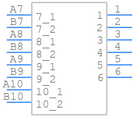 34695-0100 - Molex - PCB symbol