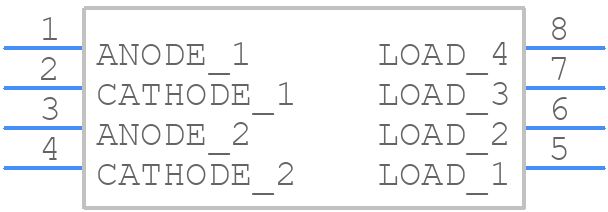 PVT322ASPBF - Infineon - PCB symbol