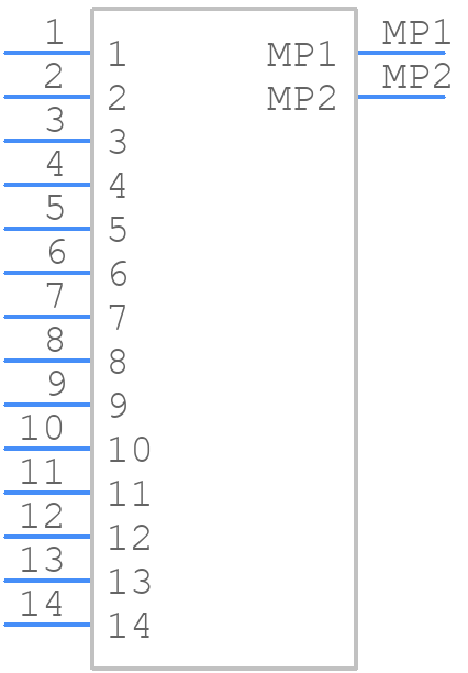 1-1734595-4 - TE Connectivity - PCB symbol