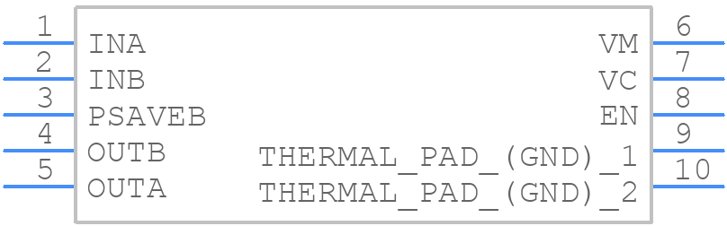 AP1017AEN - Asahi Kasei Microdevices - PCB symbol
